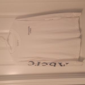 Abercrombie long sleeve white shirt